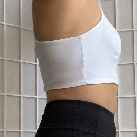 full tilt white crop top size medium - Picture 10 of 12